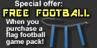 Flag football supplies